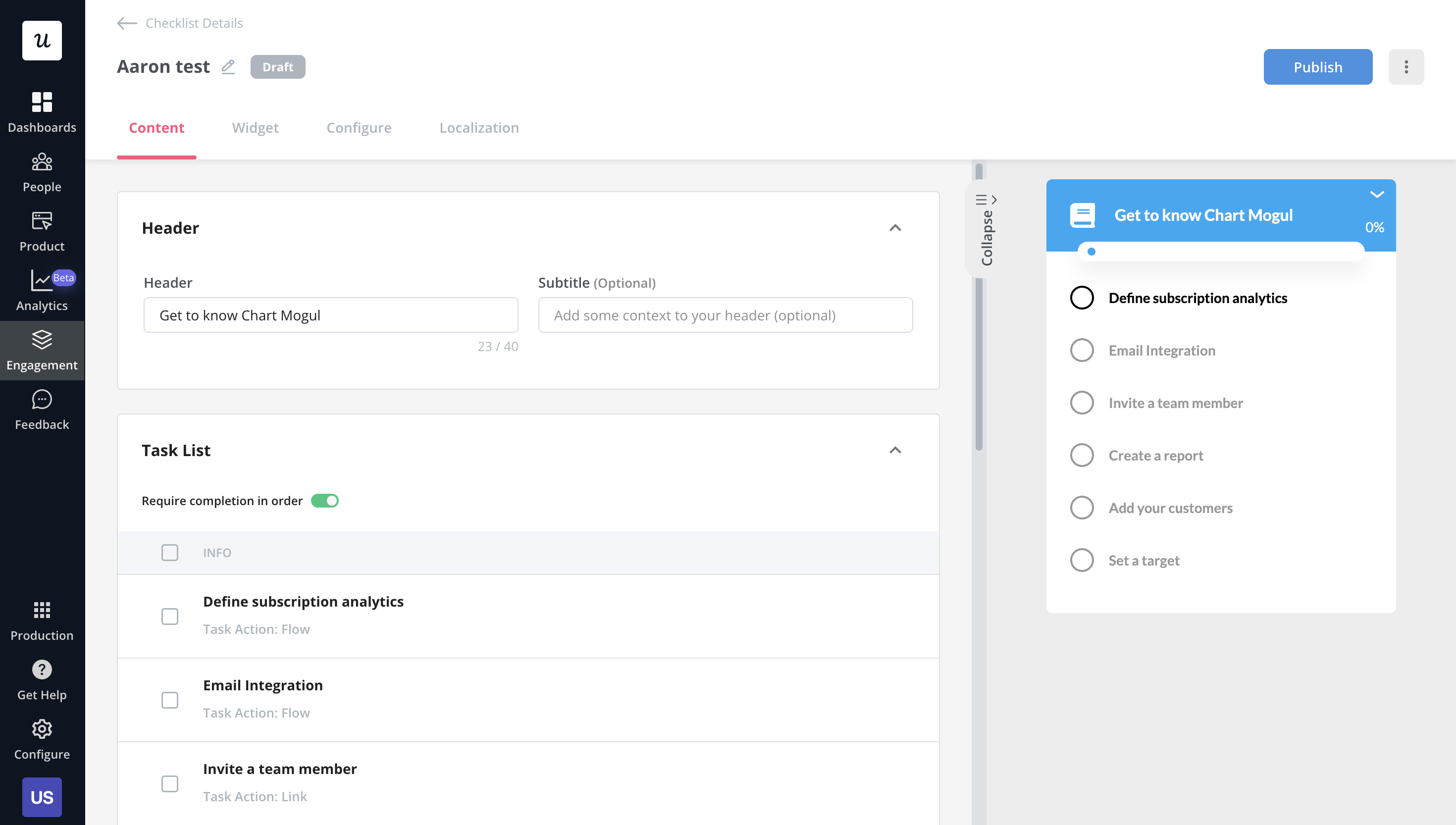 checklist editor userpilot.