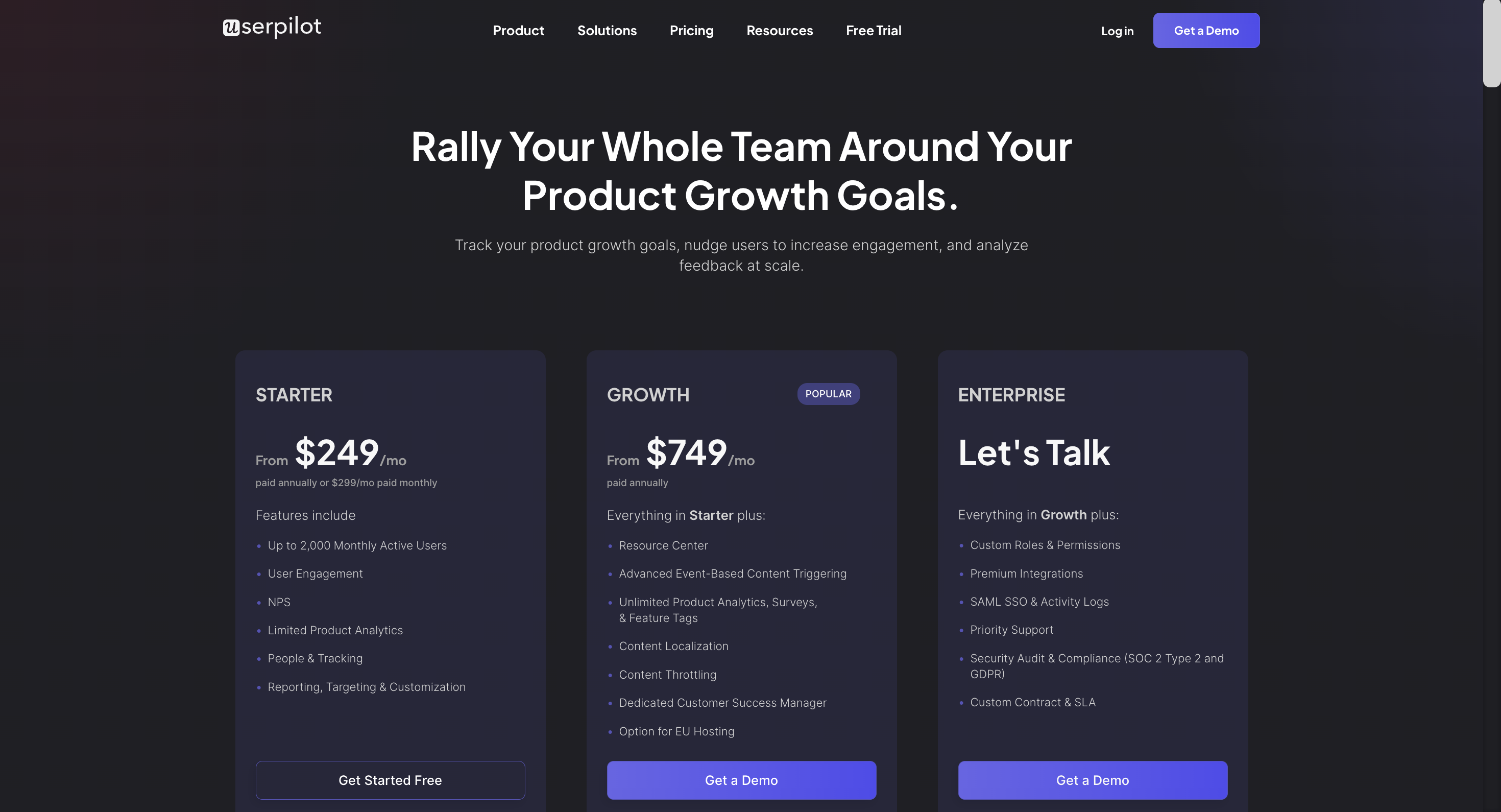userpilot pricing new april 2024
